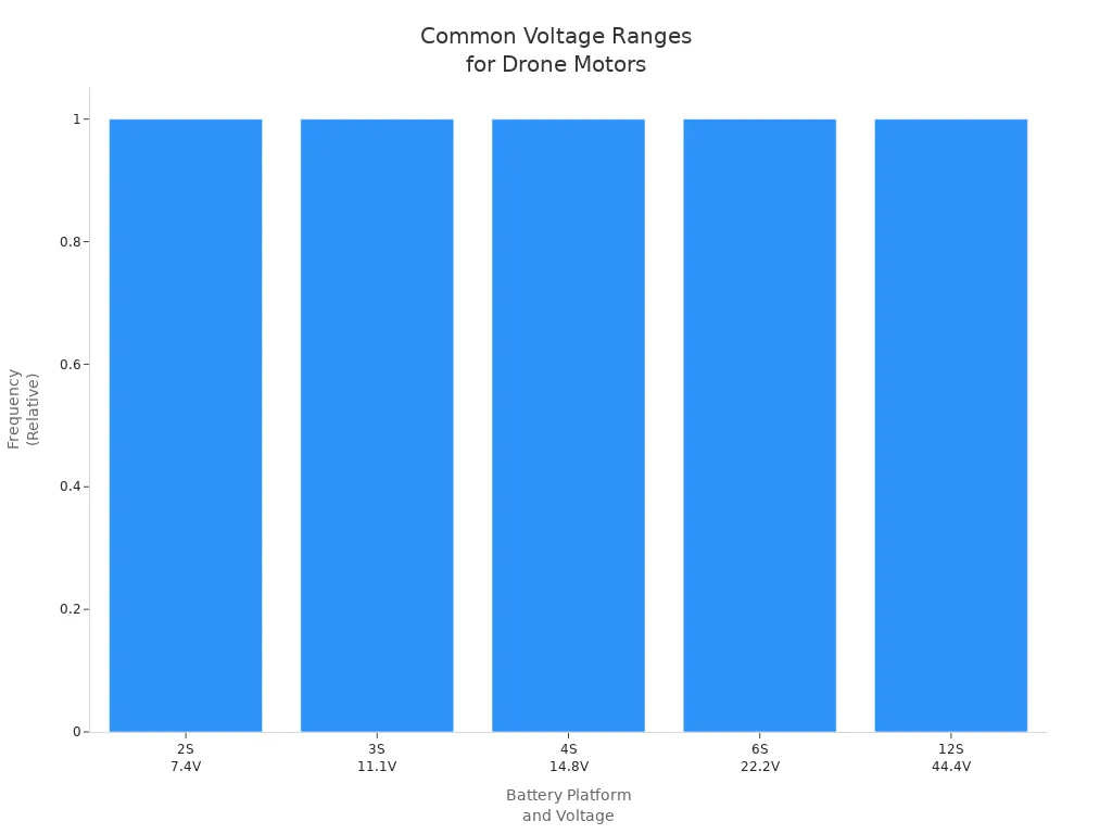 Common Voltage Ranges for Drone Motors