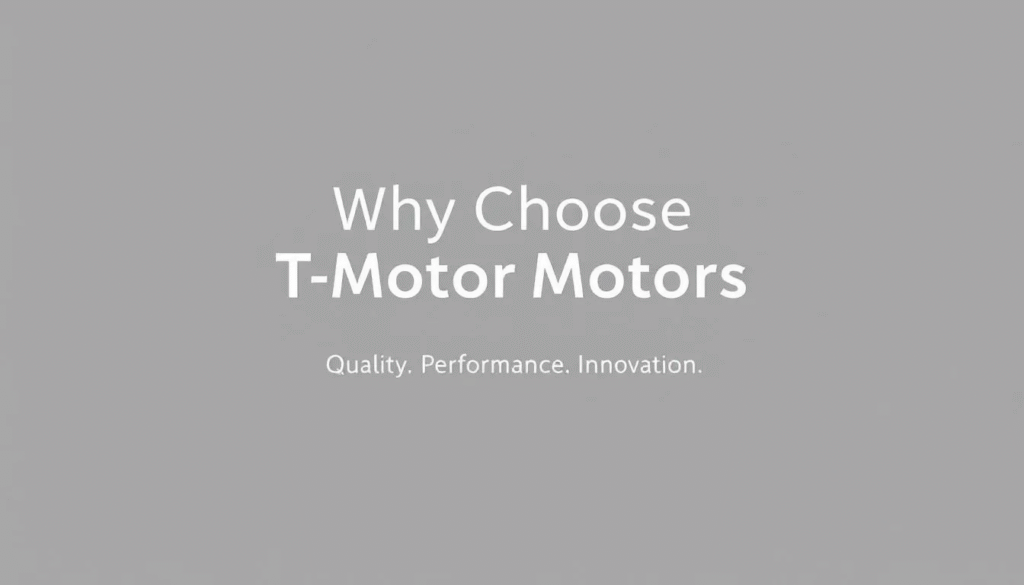 Why Choose T Motor Motors